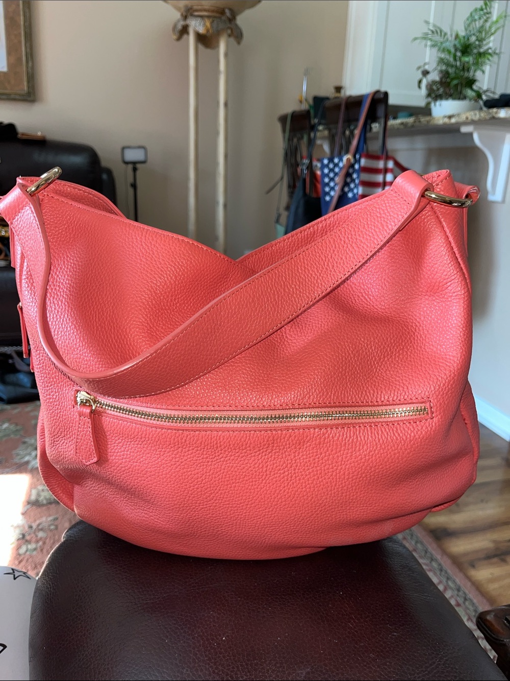 EUC Authentic Laggo The Taylor pebbled leather hobo handbag